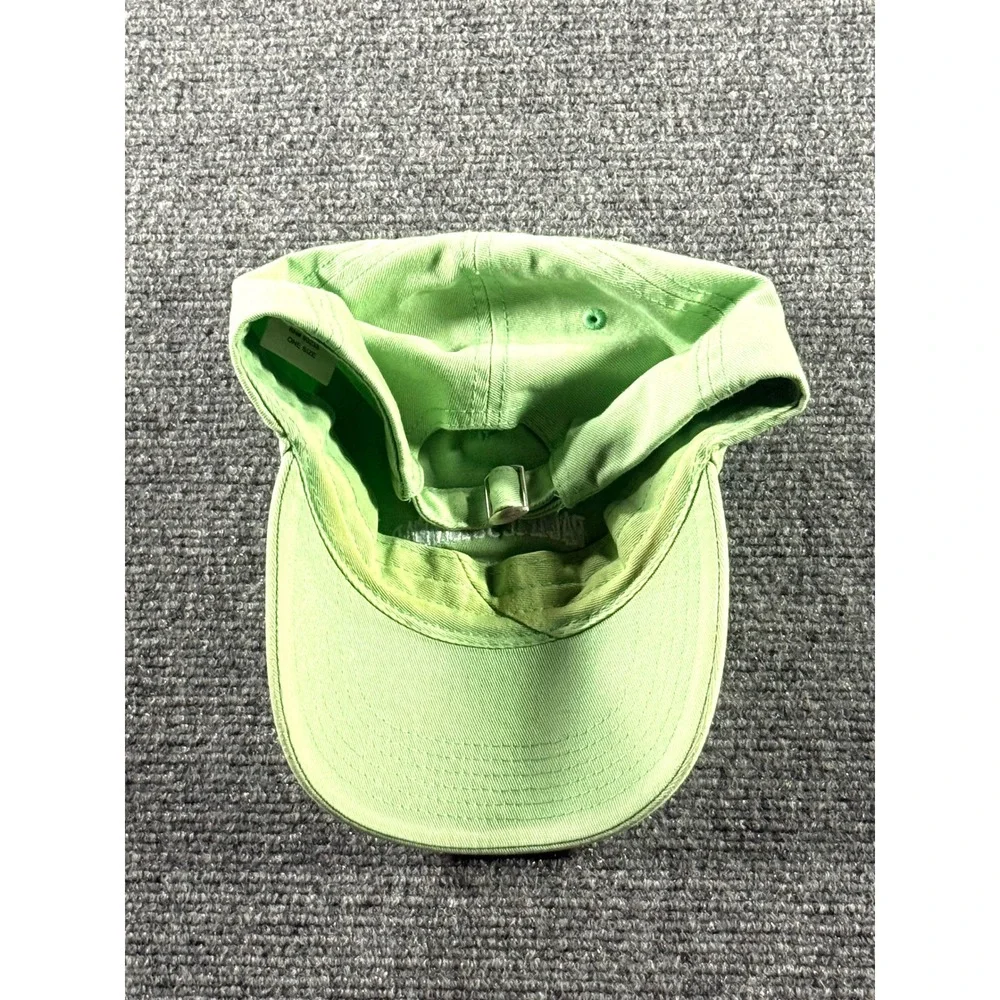 PacSun Pacific Sunwear Los Angeles‎ Lime Green Baseball Cap Dad Hat Adjustable